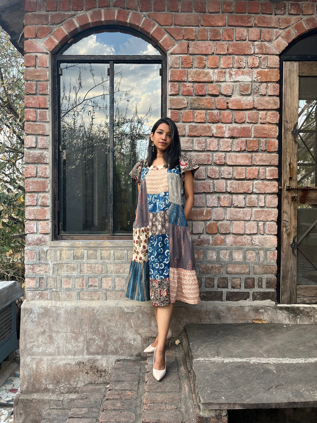 Afsha Patchwork Dress