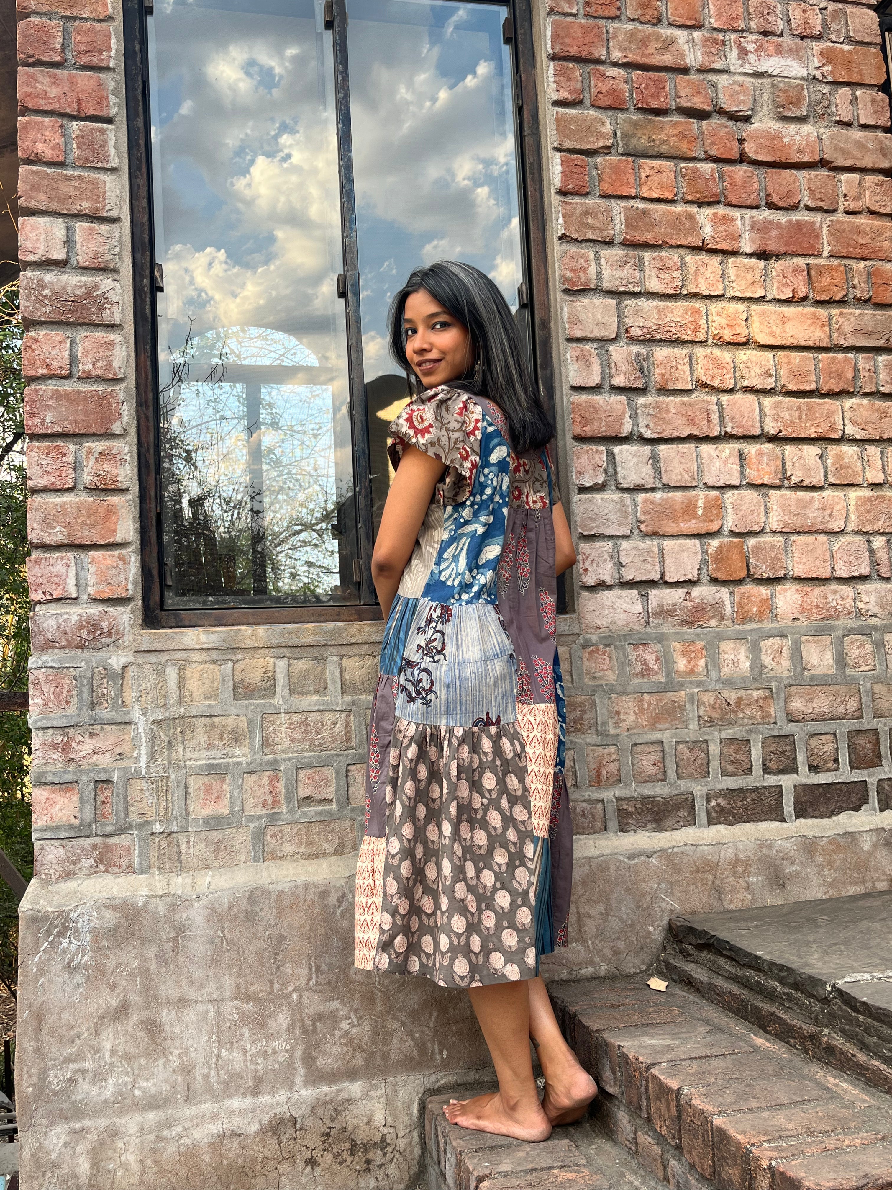 Afsha Patchwork Dress