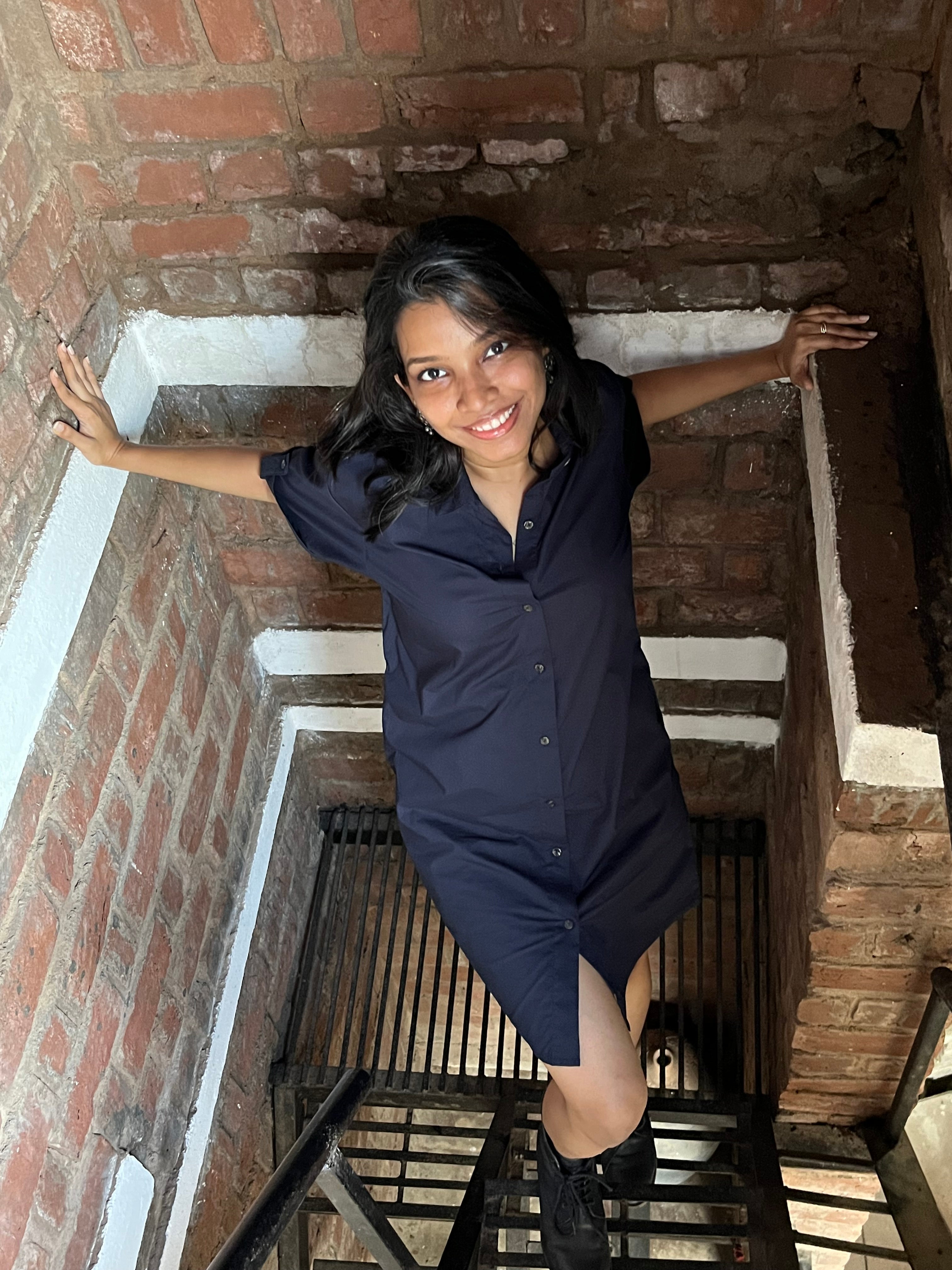 Half Sleeve Shirt Dress