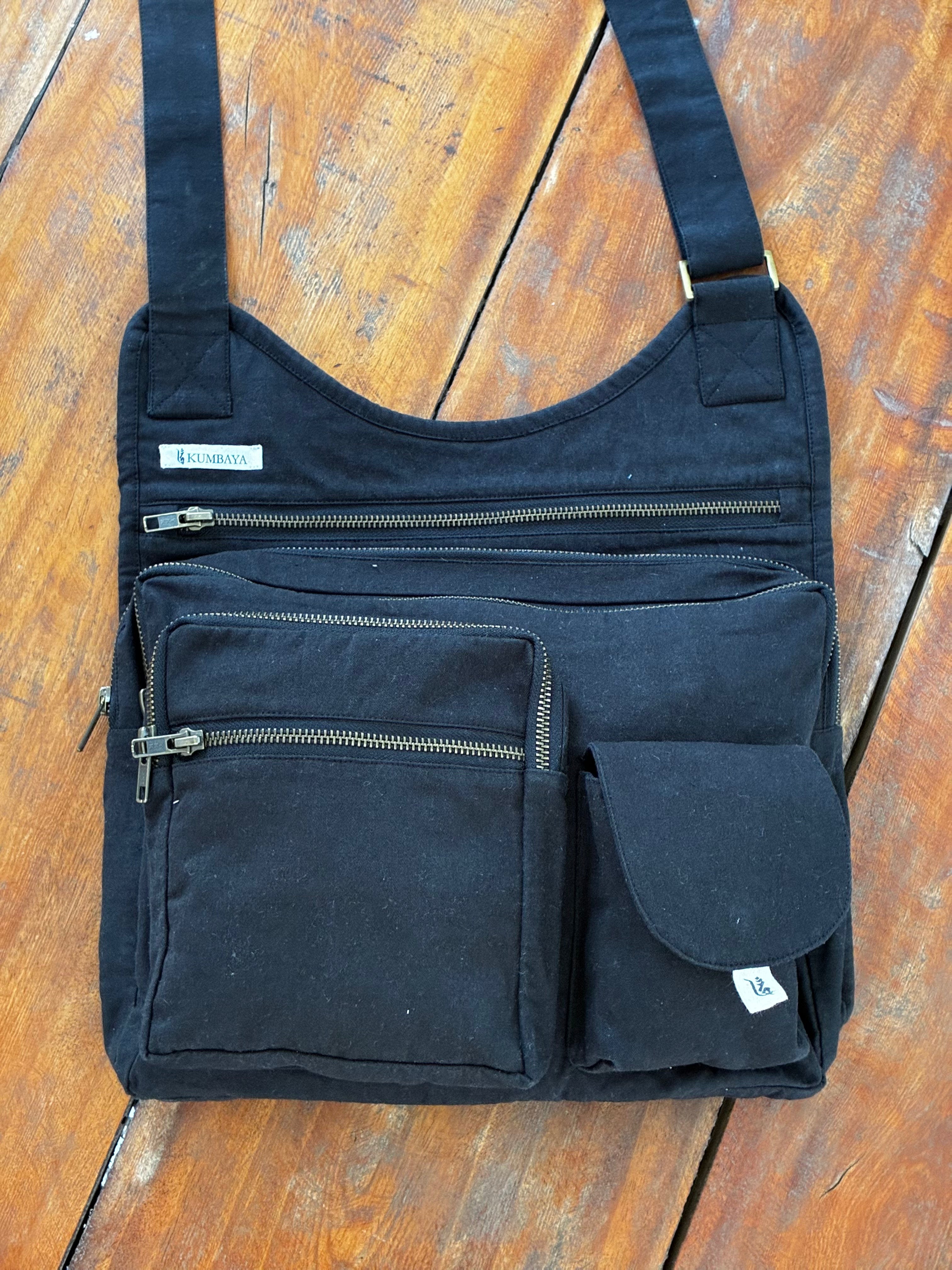 Multi Pocket Bag - Black Canvas
