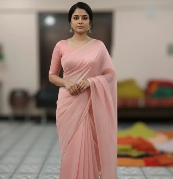 Elegant Pink Saree