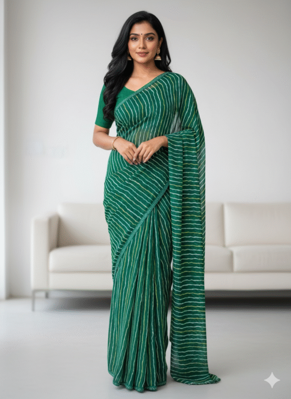 Green Saree