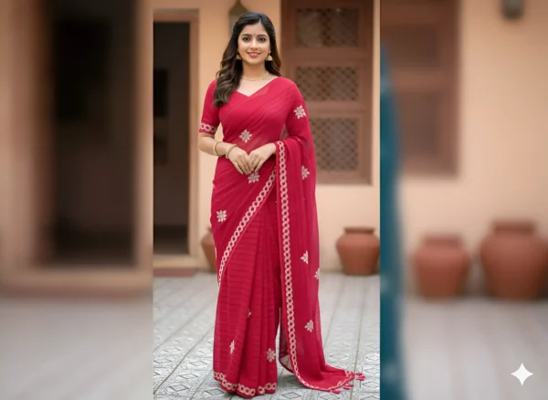 Floral Whisper Saree